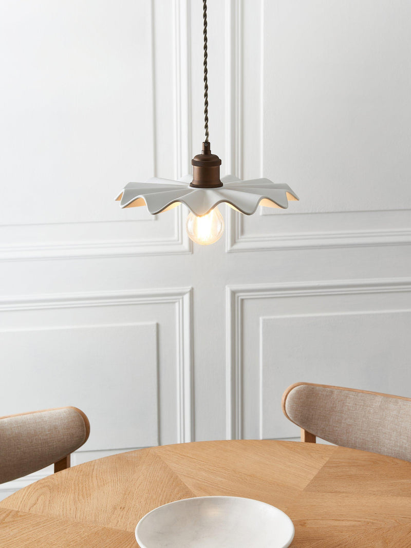 John Lewis Holm pendant ceiling light tarnished brass (British brand)