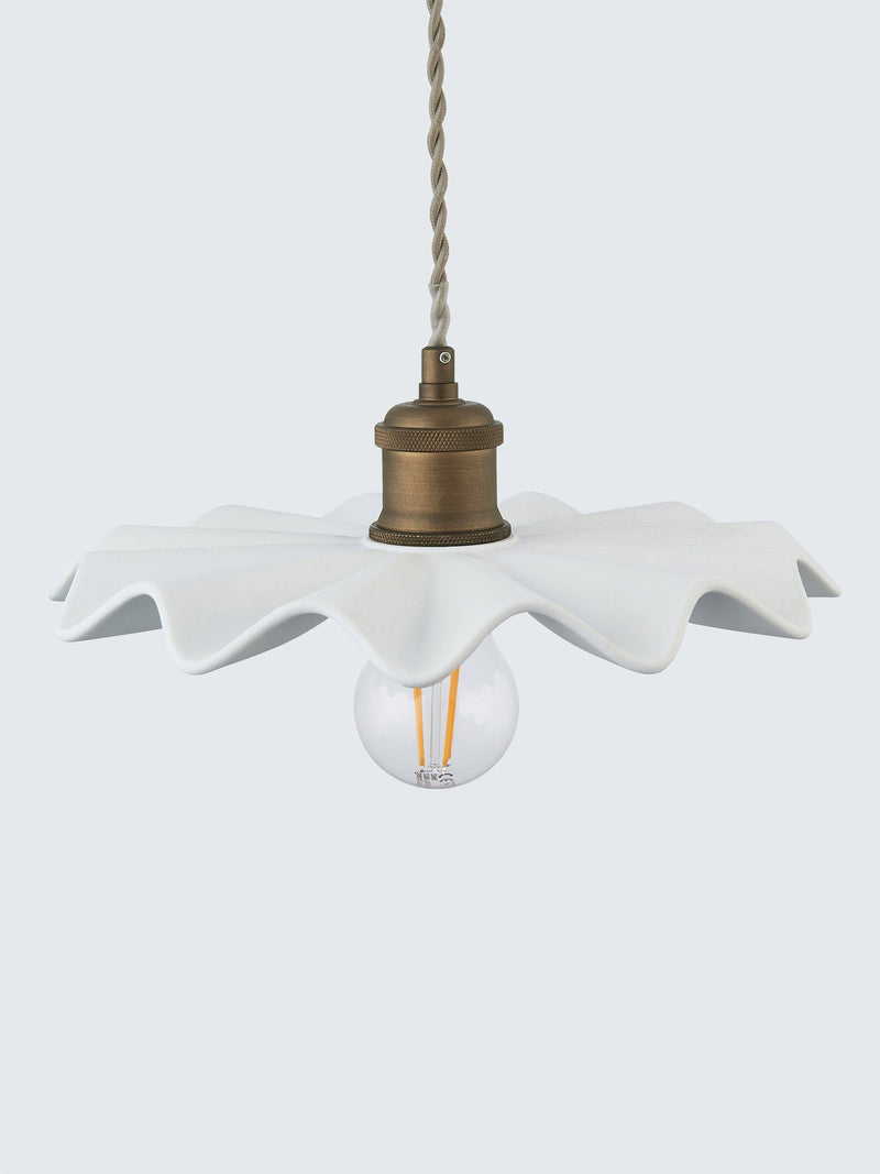 John Lewis Holm pendant ceiling light tarnished brass (British brand)