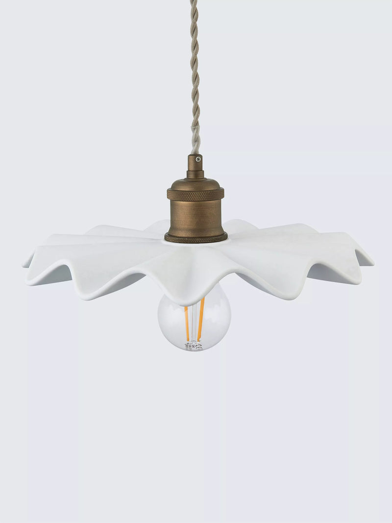 John Lewis Holm pendant ceiling light tarnished brass (British brand)