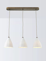 John Lewis John Lewis Mannez Over Diner Ceiling Light, White- Buy online at McGrocer