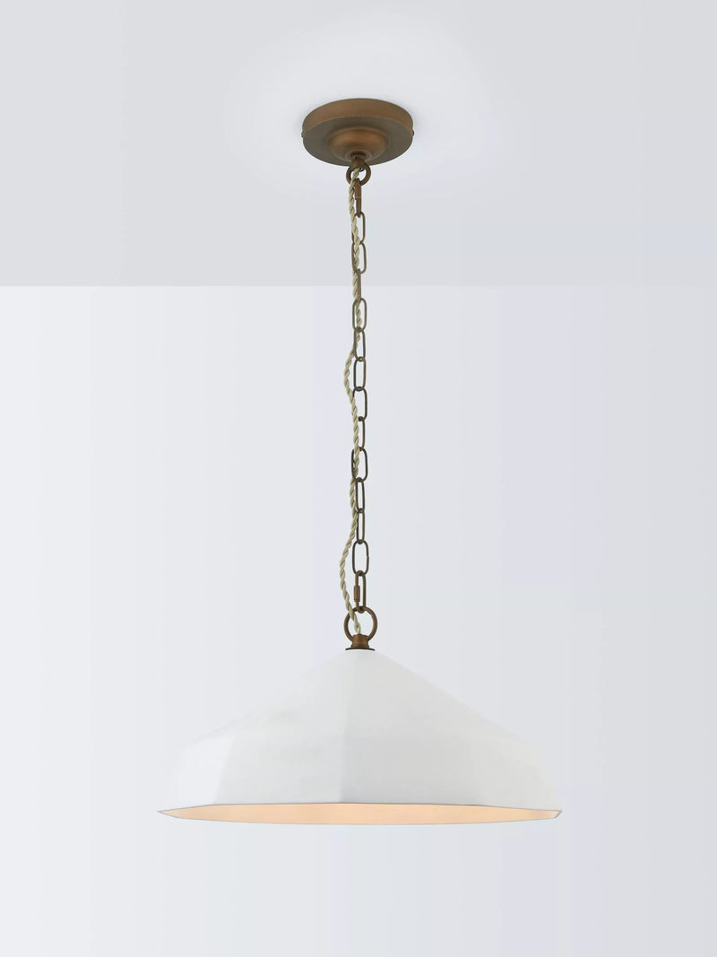 John Lewis Mannez white porcelain pendant light - British product