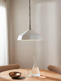 John Lewis Mannez white porcelain pendant light - British product