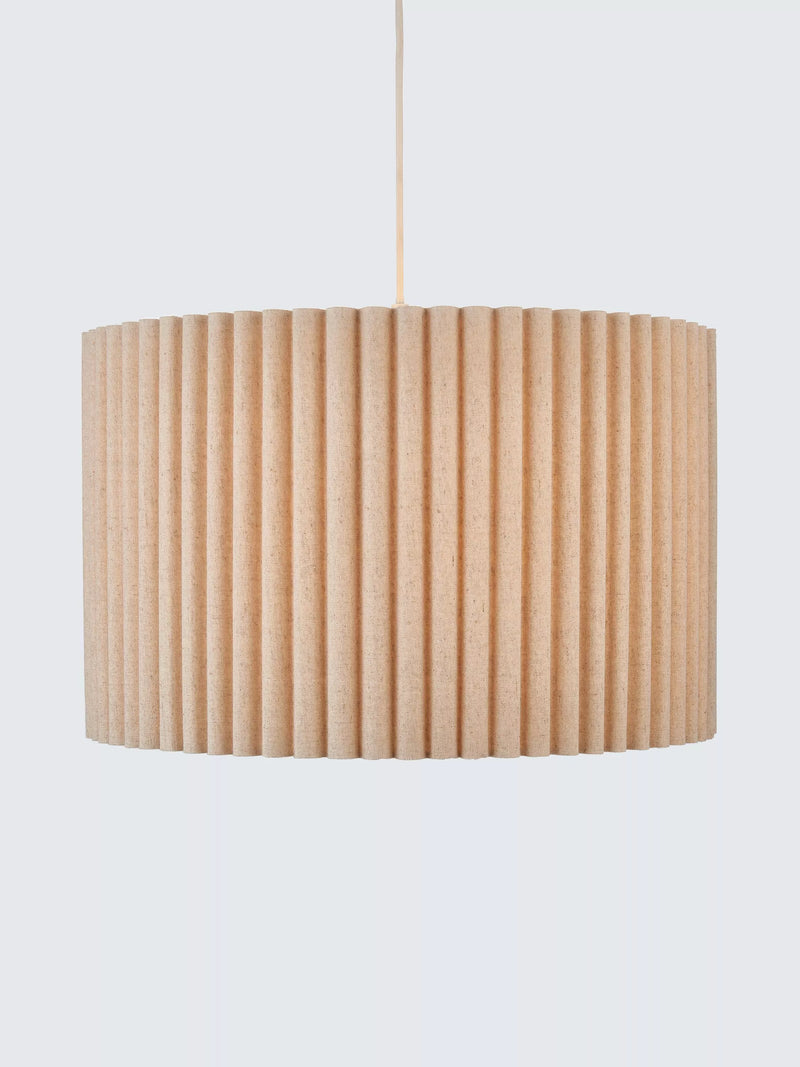 John Lewis scallop drum ceiling shade marshmallow 45cm (British brand)