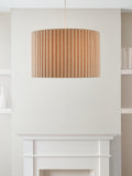 John Lewis scallop drum ceiling shade marshmallow 45cm (British brand)