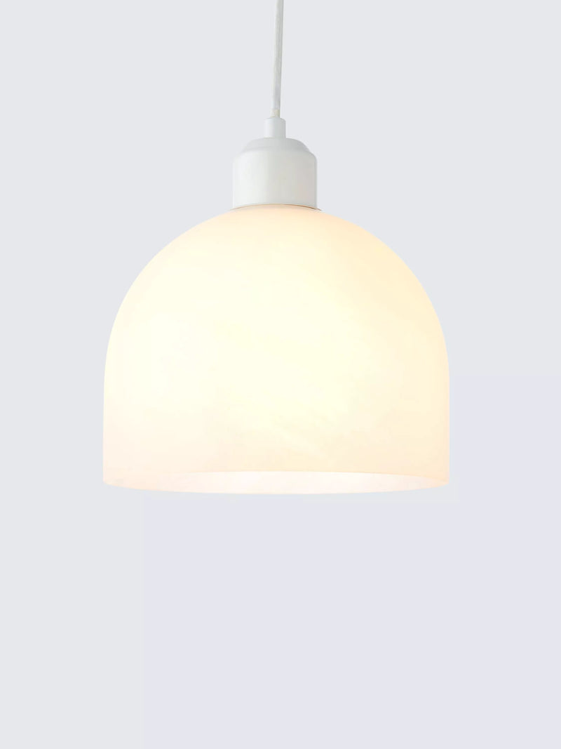 John Lewis Oti Easy-Fit ceiling shade alabaster glass, imported from the UK