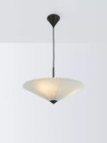 John Lewis pleated fan pendant light white 45cm, imported from the UK