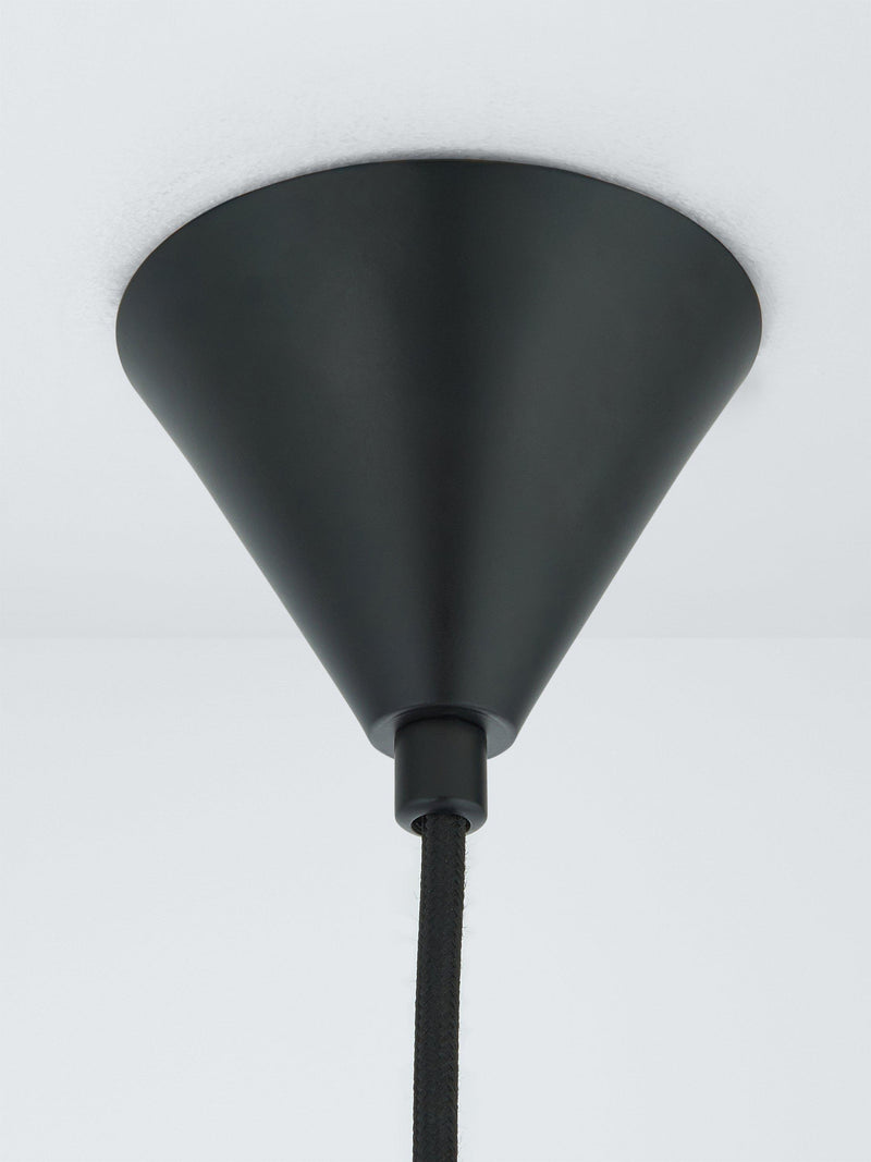 John Lewis pleated fan pendant light white 45cm, imported from the UK