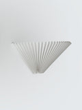 John Lewis Pleated Fan Wall Light White (British brand)