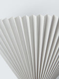John Lewis Pleated Fan Wall Light White (British brand)