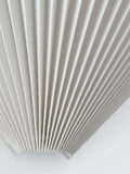 John Lewis Pleated Fan Wall Light White (British brand)