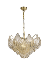 John Lewis John Lewis Deco Shell Glass Pendant Ceiling Light, Champagne, H35 x W47 x D47cm- Buy online at McGrocer