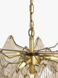 John Lewis Deco Shell pendant light champagne, imported from the UK