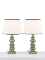 John Lewis John Lewis Pagoda Ceramic Table Lamp, Set of 2- Buy online at McGrocer