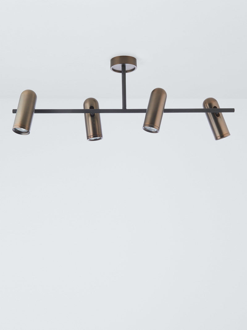 John Lewis Cooper 4 ceiling spotlight dark bronze, imported from the UK
