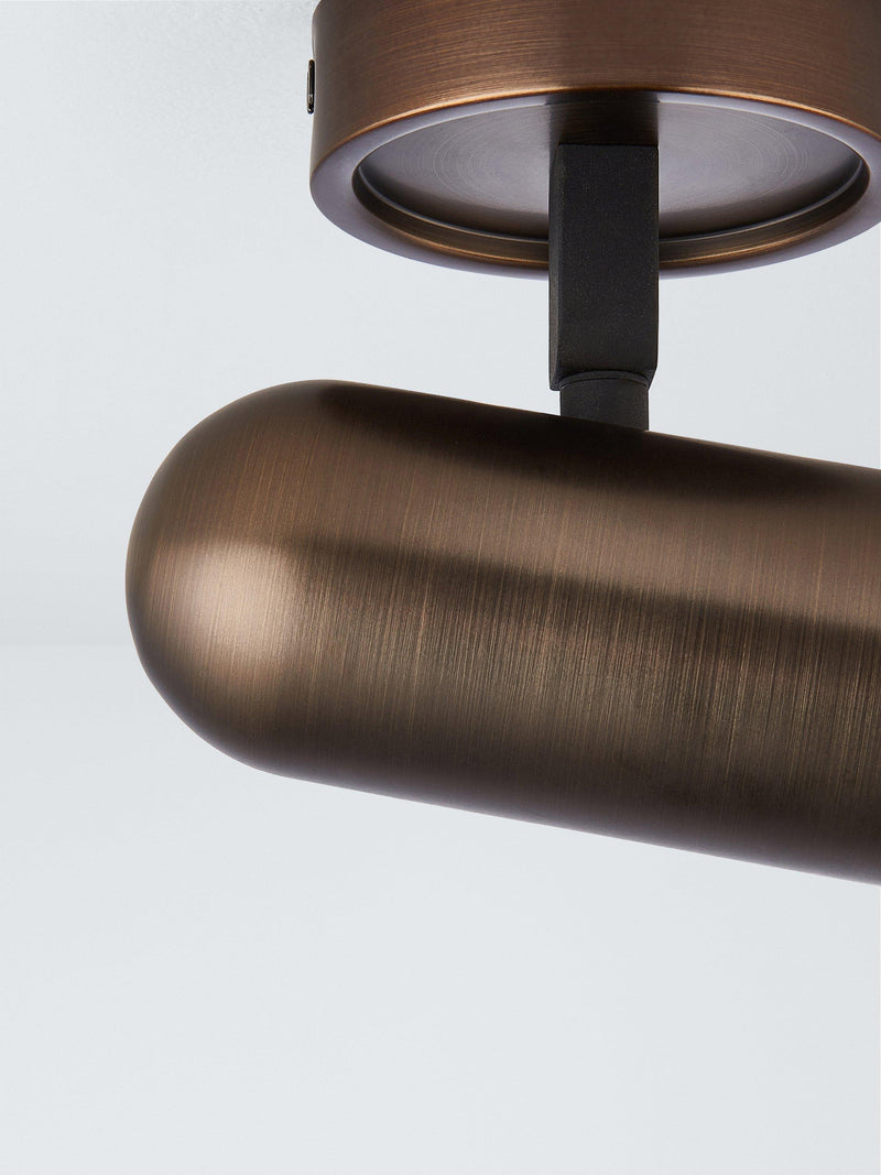 John Lewis Cooper ceiling spotlight dark bronze (British brand)