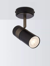 John Lewis John Lewis Obi Single Spotlight Wall Light Matt Black- Buy online at McGrocer
