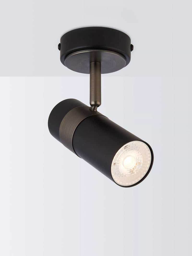 John Lewis Obi adjustable wall light matt black, imported from the UK