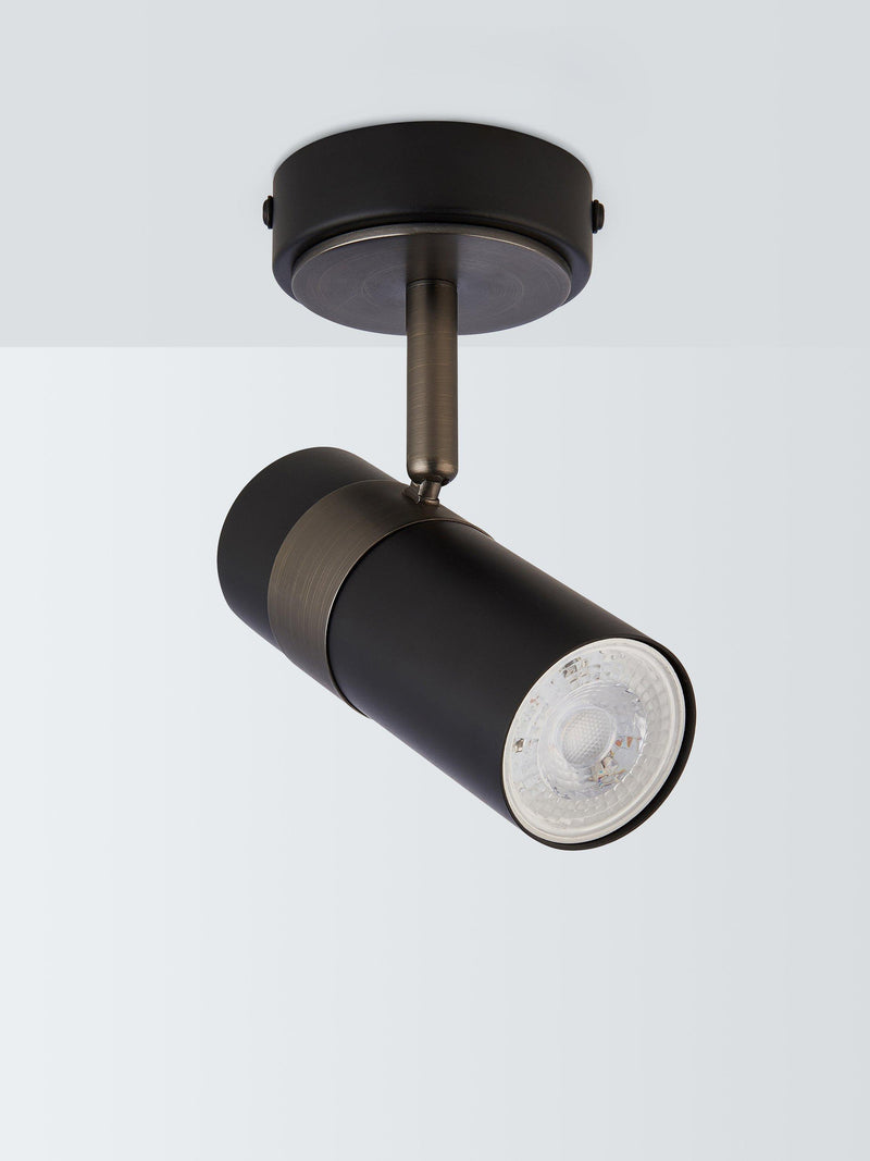 John Lewis Obi adjustable wall light matt black, imported from the UK