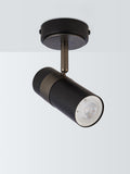 John Lewis Obi adjustable wall light matt black, imported from the UK