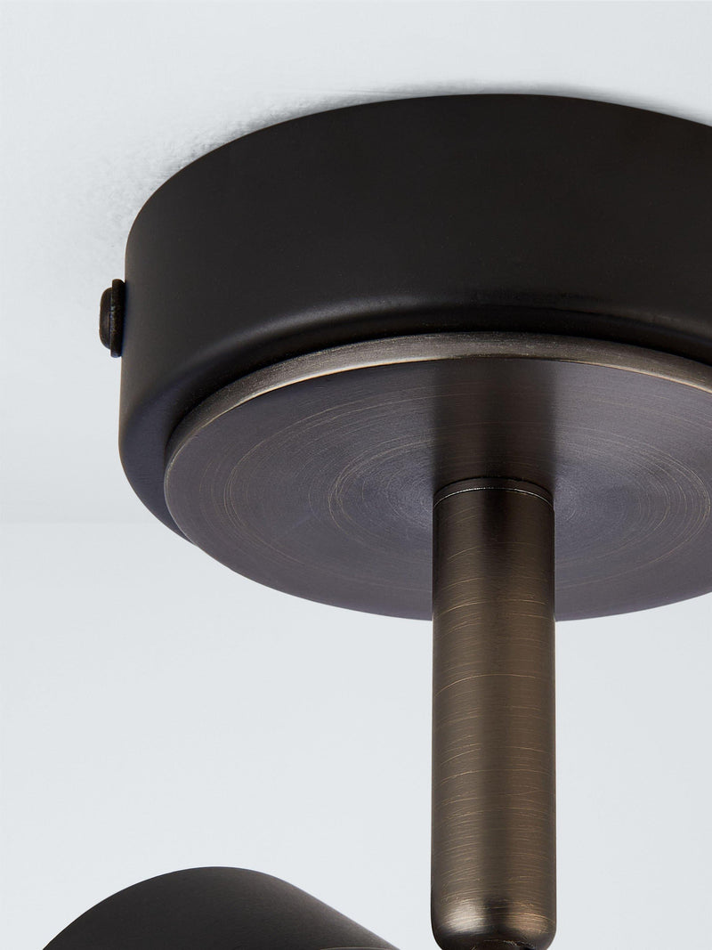 John Lewis Obi adjustable wall light matt black, imported from the UK