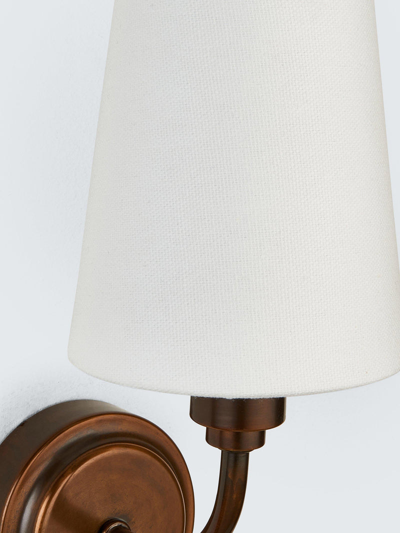 John Lewis Fairford wall light oil rubbed bronze (British brand)