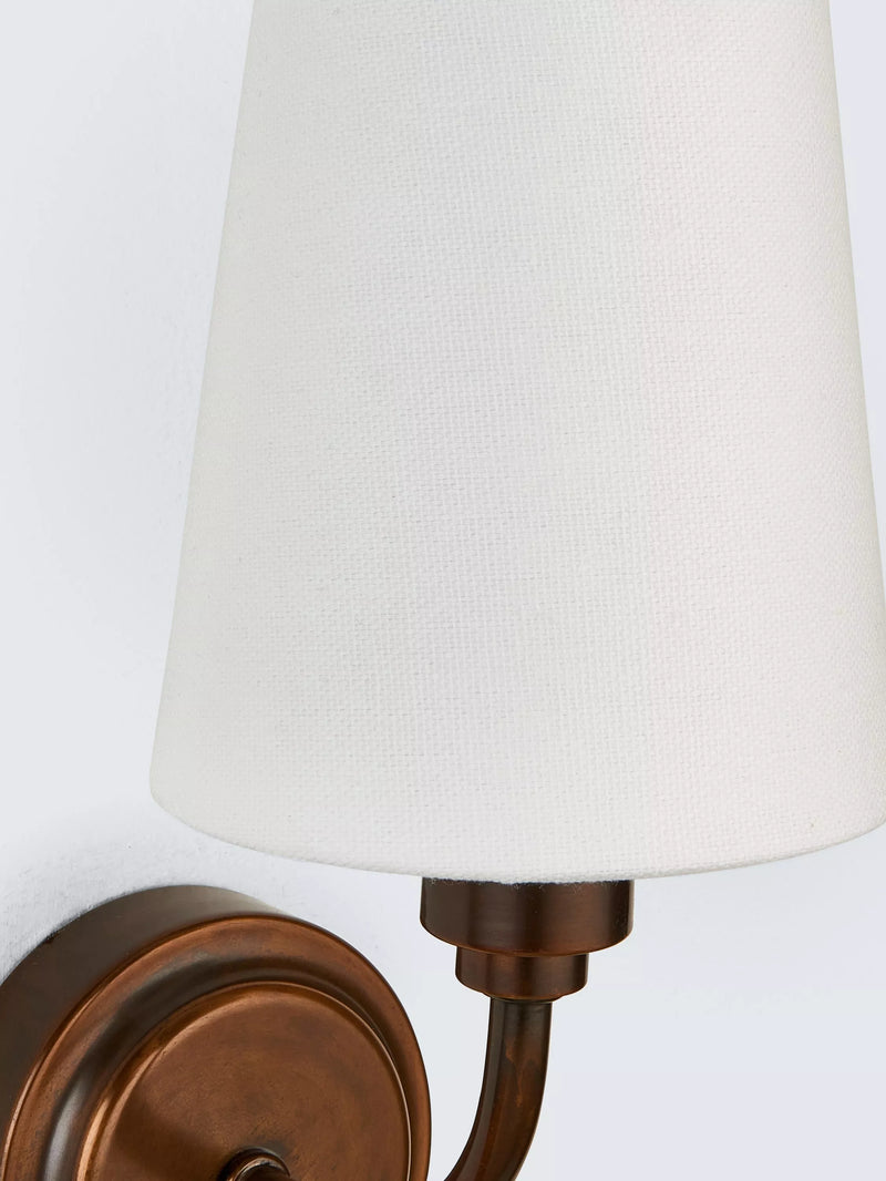 John Lewis Fairford wall light oil rubbed bronze (British brand)