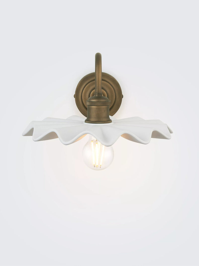 John Lewis Holm wall light tarnished brass - British product