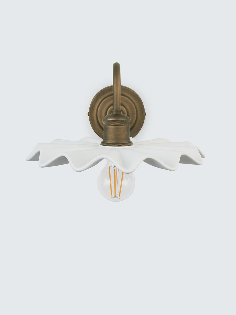 John Lewis Holm wall light tarnished brass - British product