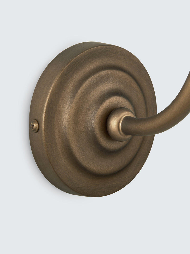 John Lewis Holm wall light tarnished brass - British product