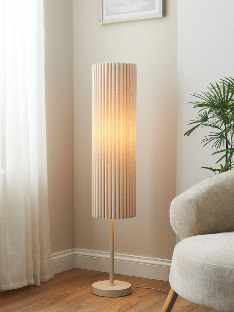 John Lewis Modern Scallop floor lamp marshmallow, UK version