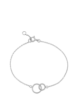 John Lewis Auree Kelso Interlinking Rings Chain Bracelet, Silver- Buy online at McGrocer