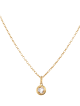 John Lewis Auree Bilbao Topaz Birthstone Pendant Necklace 40-45cm- Buy online at McGrocer