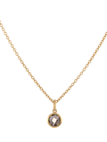 Auree Bilbao Topaz Birthstone Pendant Necklace 40-45cm