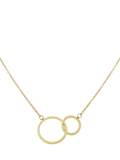 Auree Kelso Interlinking Rings Chain Necklace 39-43cm