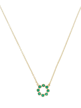 John Lewis Auree Ortigia Gemstone Circle Pendant Necklace- Buy online at McGrocer
