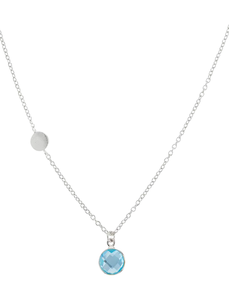 Collier Auree Salina Topaze Bleue 16-18