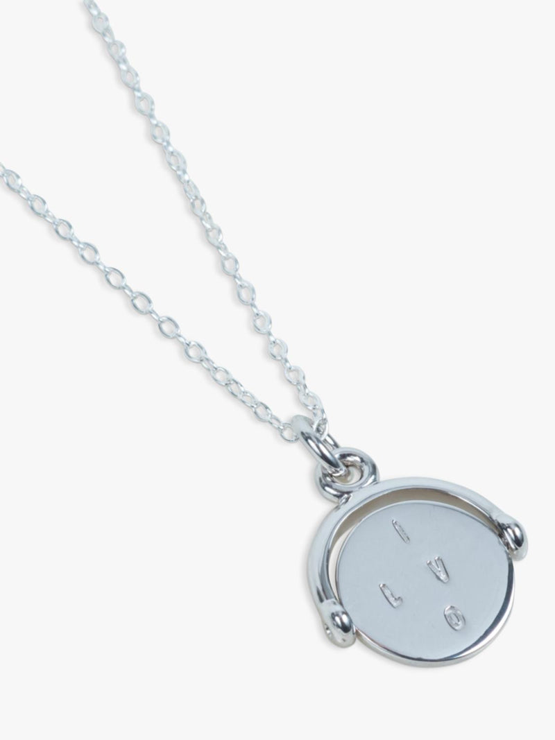 Auree spin pendant necklace sterling silver, imported from the UK
