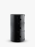 Kartell Componibili 3-tier side table recycled technopolymer (British brand)