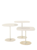 John Lewis Kartell Thierry Side Tables Set of 3 White- Buy online at McGrocer