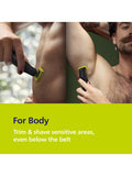 Philips OneBlade Pro 360 beard trimmer green - British product