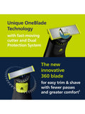 Philips OneBlade Pro 360 beard trimmer green - British product