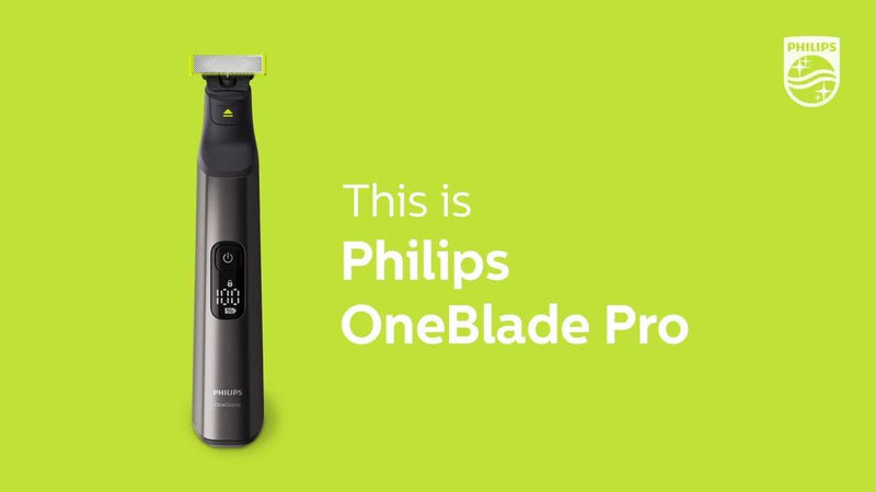 Philips OneBlade Pro 360 beard trimmer green - British product