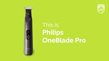 Philips OneBlade Pro 360 beard trimmer green - British product