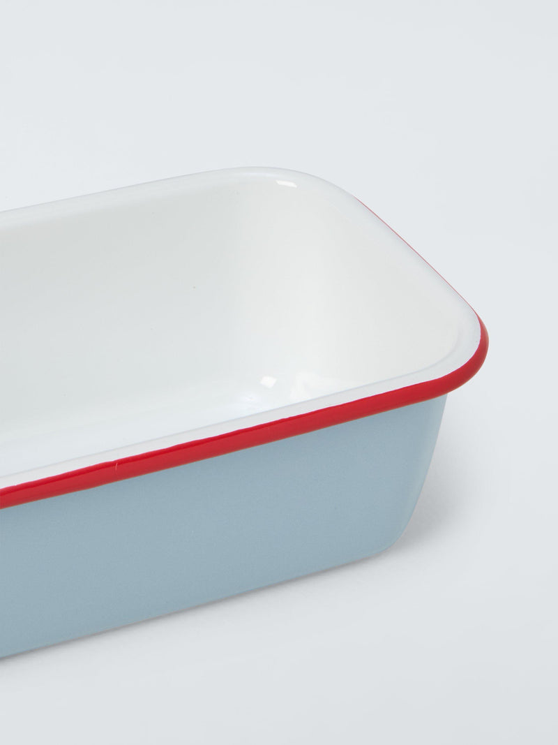 John Lewis Christmas enamel loaf tin 23cm, UK version