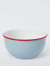 John Lewis John Lewis Christmas Enamel Mixing Bowl White/Multi 4.7L- Buy online at McGrocer