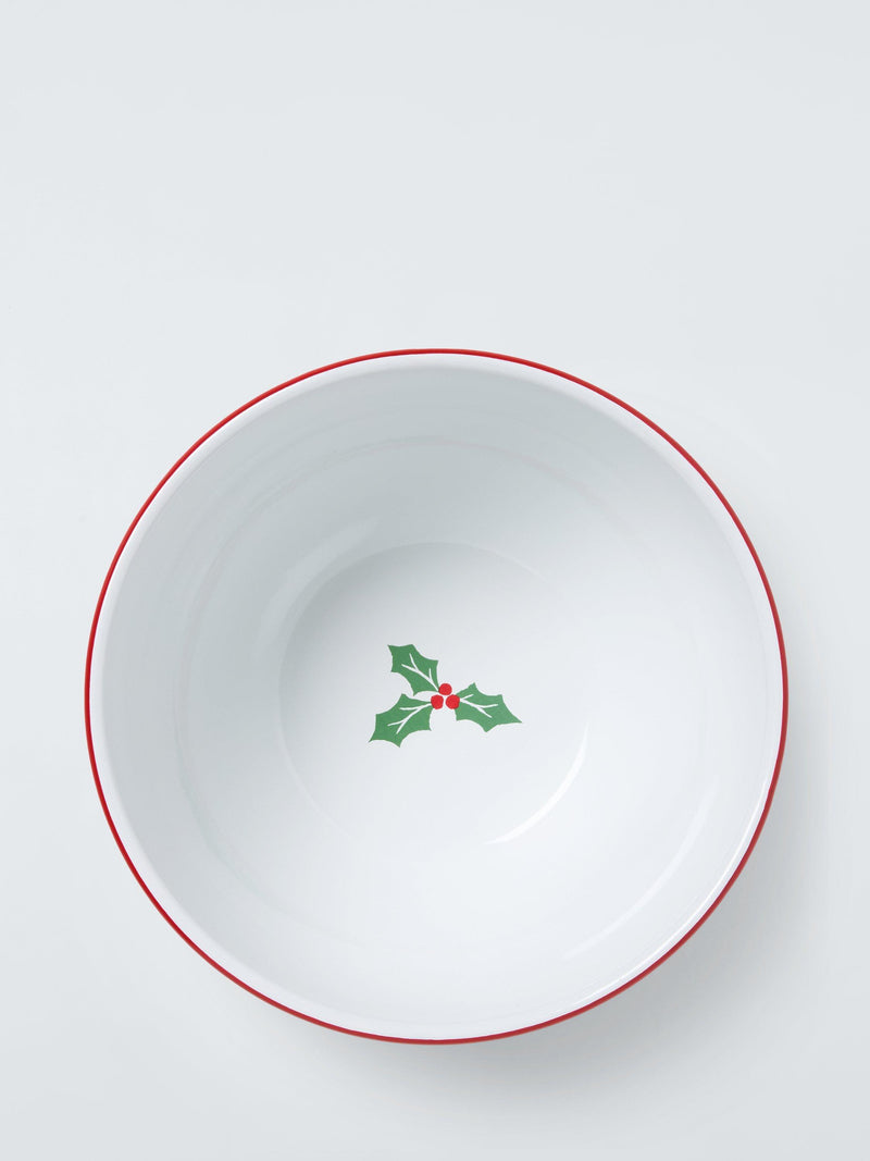 John Lewis Christmas enamel mixing bowl 4.7L, UK version