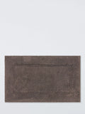 John Lewis Micro-Fresh Deep Pile Bath Mat, Cocoa, Medium (L50 x W80cm)