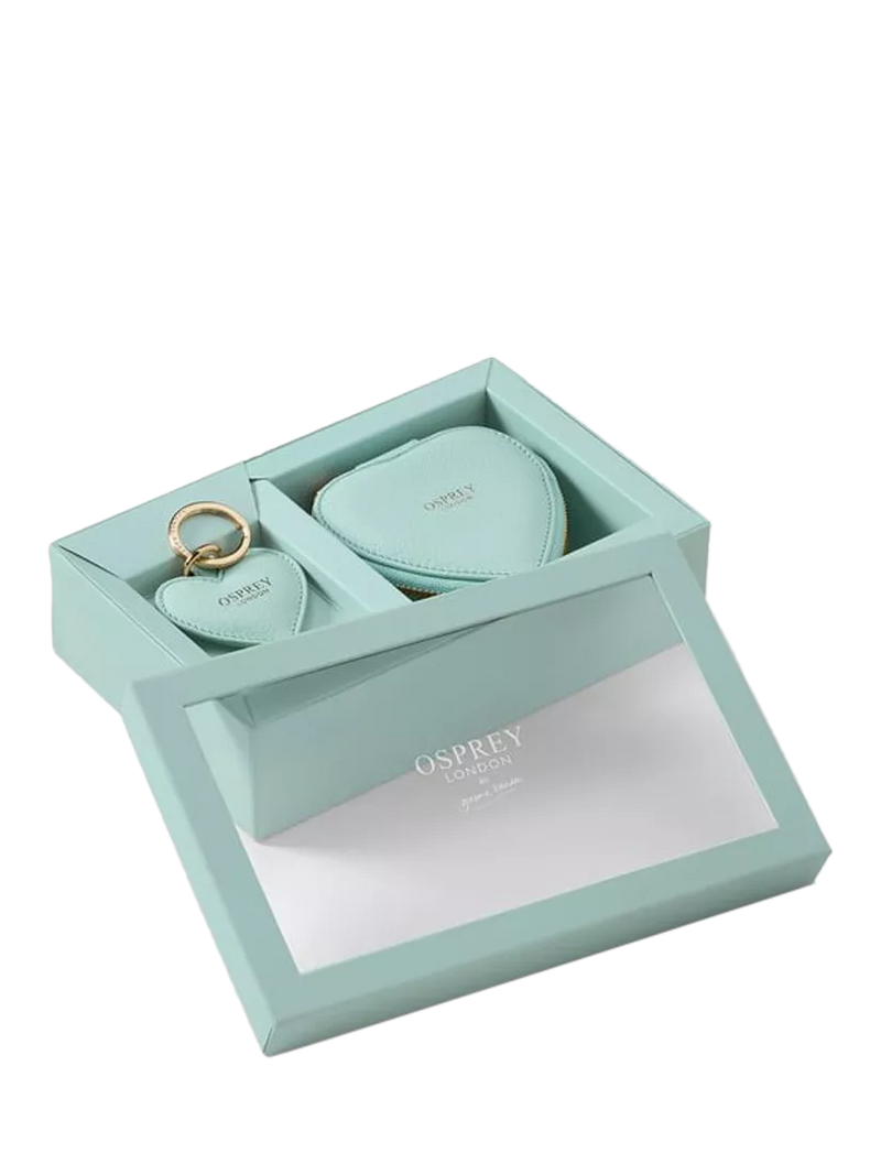 OSPREY LONDON Tilly Leather Heart gift set (British brand)