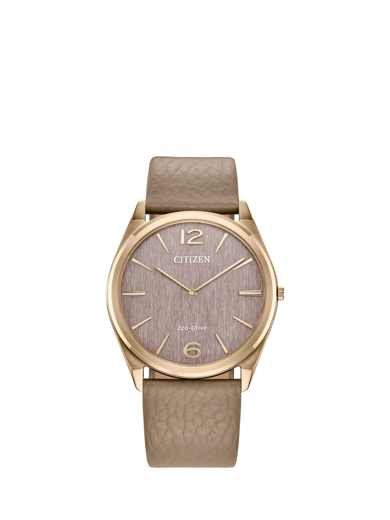 Citizen Stiletto women's watch brown leather strap 38mm, UK version