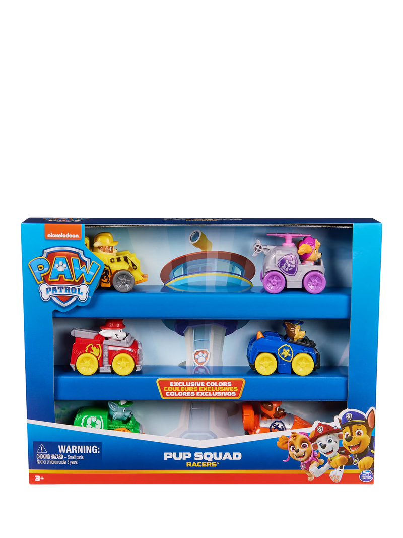 Paw Patrol Pup Squad Racers Gift Set toy cars (British brand)